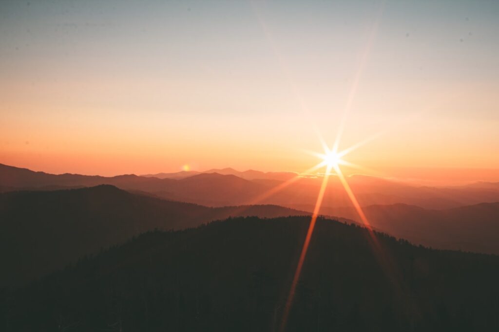 Sunburst Over the Range